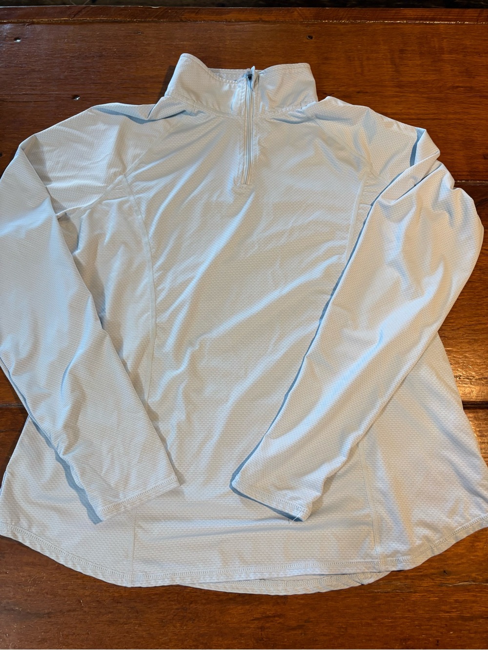 Women's Light Blue Quarter-Zip Performance Pullover